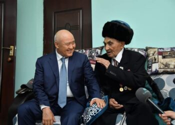 УМИРЗАК ШУКЕЕВ ЧЕСТВОВАЛ ВЕТЕРАНОВ ВОЙНЫ