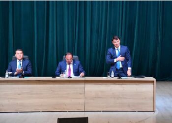 Әлихан Смайылов Түркістан облысының активіне жаңа әкімді таныстырды