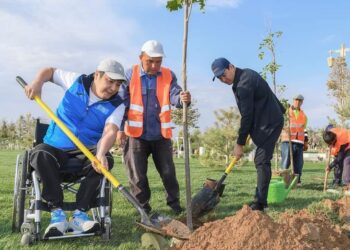 ТҮРКІСТАН ОБЛЫСЫНЫҢ ТҰРҒЫНДАРЫ ТАЗАЛЫҚ АКЦИЯСЫНА БЕЛСЕНЕ ҚАТЫСТЫ