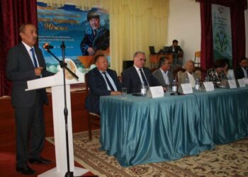 ТҮРКІСТАН: ТҮЛКІБАСТА ШЕРХАН МҰРТАЗАНЫҢ 90 ЖЫЛДЫҒЫНА АРНАЛҒАН ШАРА ӨТТІ