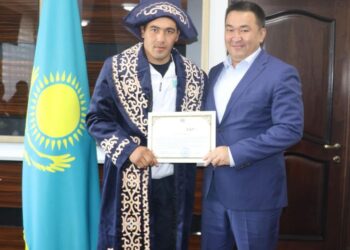 ТҮРКІСТАН: ТҮЛКІБАСТА ДҮНИЕЖҮЗІЛІК КӨШПЕНДІЛЕР ОЙЫНДАРЫНЫҢ ЧЕМПИОНЫНА ҚҰРМЕТ КӨРСЕТІЛДІ