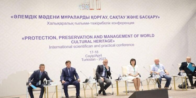 ТҮРКІСТАНДА МӘДЕНИ МҰРАЛАРДЫ САҚТАУ ЖӨНІНДЕ ХАЛЫҚАРАЛЫҚ КОНФЕРЕНЦИЯ ӨТТІ