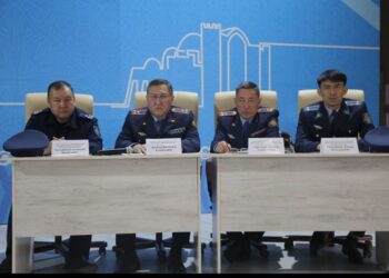 Түркістан облысы ПД бастығының бірінші орынбасары жеке құраммен кездесу өткізді