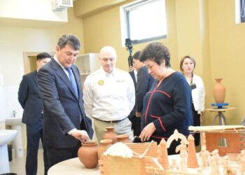 ТҮРКІСТАНДАҒЫ МЕКТЕПТЕ КҮН СӘУЛЕСІНЕН ЭНЕРГИЯ АЛАТЫН СТАНЦИЯ АШЫЛДЫ