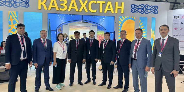 ТҮРКІСТАН ОБЛЫСЫНЫҢ ДЕЛЕГАЦИЯСЫ «ИННОПРОМ» ХАЛЫҚАРАЛЫҚ ӨНЕРКӘСІПТІК КӨРМЕСІНЕ ҚАТЫСУДА