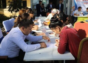 ТҮРКІСТАН: АРЫСТА “ЕҢБЕК КҮНІНЕ” ОРАЙ ЖӘРМЕҢКЕ ӨТТІ