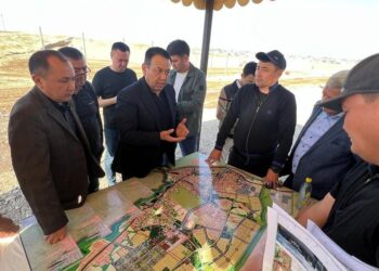 ТҮРКІСТАН: САРЫАҒАШТА «ЖАЙЛЫ МЕКТЕП» ЖОБАСЫ АЯСЫНДА ТӨРТ МЕКТЕПТІҢ ҚҰРЫЛЫСЫ ЖҮРІП ЖАТЫР