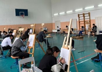 ТҮЛКІБАС: РЕСПУБЛИКАЛЫҚ «МАХАМБЕТ ОҚУЛАРЫ» КОНКУРСЫНЫҢ АУДАНДЫҚ КЕЗЕҢІ ӨТТІ