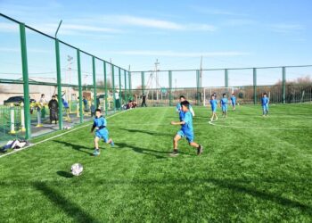 ТҮРКІСТАН: ОТЫРАРДА АШЫҚ СПОРТ АЛАҢЫ МЕН КҮРЕС ЗАЛЫ АШЫЛДЫ