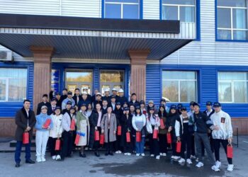 ТҮРКІСТАН ОБЛЫСЫНДАҒЫ АУЫЛ МЕКТЕПТЕРІНІҢ ОҚУШЫЛАРЫ ӨНДІРІС ОРЫНДАРЫН АРАЛАП ЖҮР