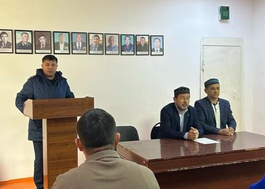 Шардара: «Құқық бұзушылықтың алдын алу» тақырыбында кездесу өтті