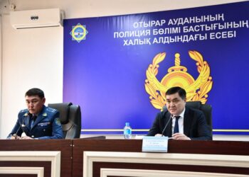 ОРДАБАСЫ АУДАНДЫҚ ПОЛИЦИЯ БӨЛІМІНІҢ ЕСЕБІ ТЫҢДАЛДЫ