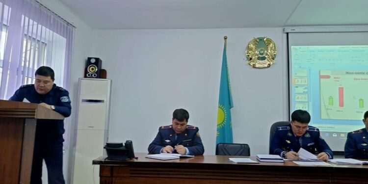 САРЫАҒАШТА ҚЫЛМЫСТЫҢ АЛДЫН АЛУ ҚАРҚЫНДЫ ЖҮРГІЗІЛУДЕ