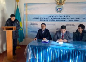 Созақ ауылында Әділ бидің кеңес жиыны өтті