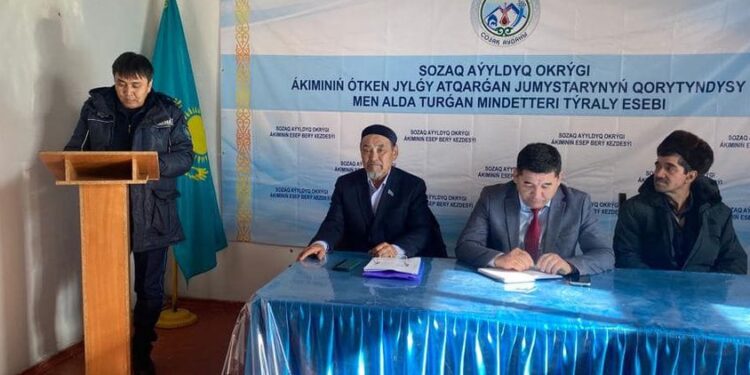 Созақ ауылында Әділ бидің кеңес жиыны өтті
