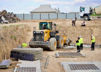 ТҮРКІСТАН: КЕНТАУДА 300 ОРЫНДЫҚ МӘДЕНИЕТ ҮЙІНІҢ ҚҰРЫЛЫСЫ БАСТАЛДЫ