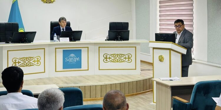 САЙРАМ: «АУЫЛ АМАНАТЫ» ЖОБАСЫН ЖАНДАНДЫРУ ЖАЙЛЫ ЖИЫН ӨТТІ