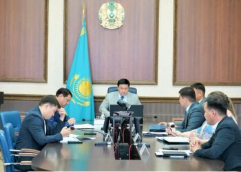 КЕНТАУДА БІЛІМ НЫСАНДАРЫН ГАЗҒА ҚОСУ ЖҰМЫСТАРЫ ЖҮРГІЗІЛУДЕ