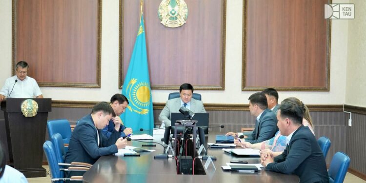 КЕНТАУДА БІЛІМ НЫСАНДАРЫН ГАЗҒА ҚОСУ ЖҰМЫСТАРЫ ЖҮРГІЗІЛУДЕ