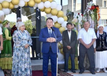 СОЗАҚ АУДАНЫ ОРТАЛЫҒЫНАН «ҚАЛДЫБАЙ АТА» САУДА ОРТАЛЫҒЫ АШЫЛДЫ