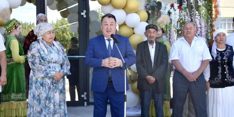 СОЗАҚ АУДАНЫ ОРТАЛЫҒЫНАН «ҚАЛДЫБАЙ АТА» САУДА ОРТАЛЫҒЫ АШЫЛДЫ