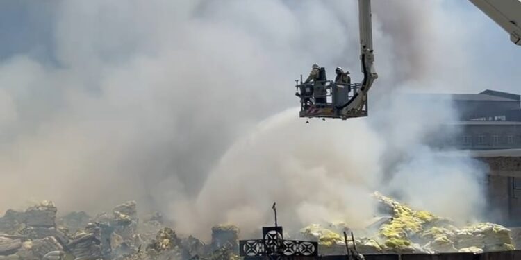 Шымкенттегі «KMG Supple Company» ЖШС-нің аумағында өрт: себептері мен салдары