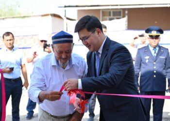 ТҮРКІСТАН: ЖЕТІСАЙ АУДАНЫНДА ТАҒЫ БІР ӨРТ СӨНДІРУ БЕКЕТІ АШЫЛДЫ