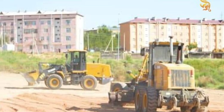 ТҮРКІСТАН: ШАРДАРАДА ЖОЛ ЖӨНДЕУ ЖҰМЫСТАРЫ ҚАРҚЫНДЫ ЖҮРГІЗІЛУДЕ