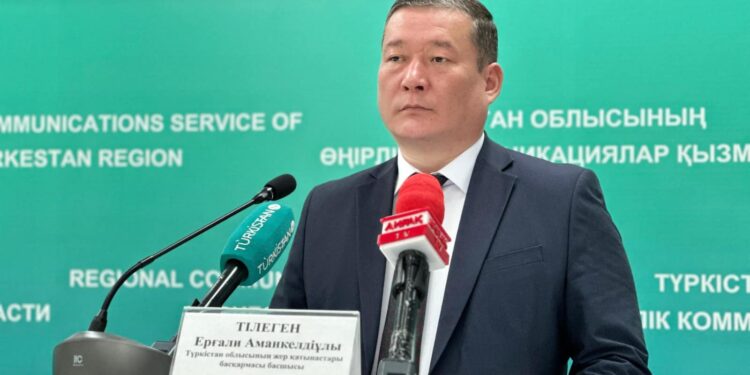 ТҮРКІСТАН ОБЛЫСЫНДА ЖАЙЫЛЫМ ЖЕР КӨЛЕМІ 304 МЫҢ ГЕКТАРҒА ҰЛҒАЯДЫ