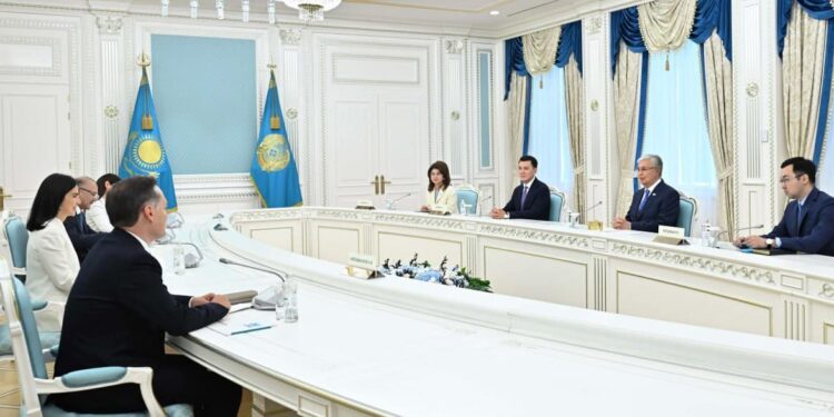 Мемлекет басшысы Өзбекстан Президентінің көмекшісі Саида Мирзиёеваны қабылдады