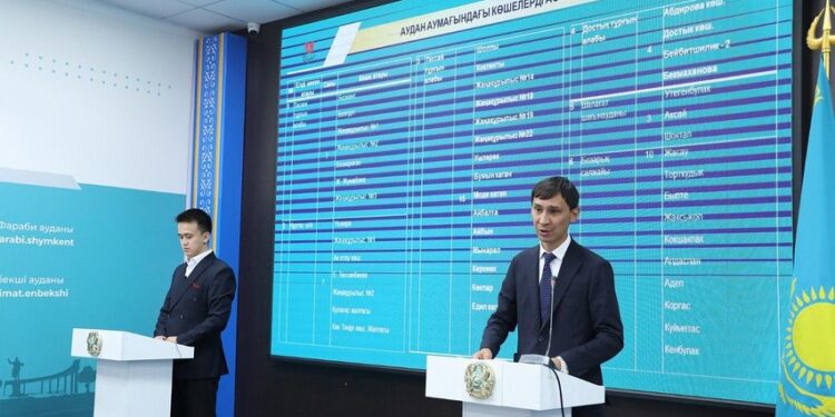 ҚАРАТАУ АУДАНЫ: ТҰРҒЫНДАРДЫҢ ӨТІНІШІНЕ САЙ ЖҰМЫС ЖҮЙЕЛІ ЖҮРГІЗІЛУДЕ