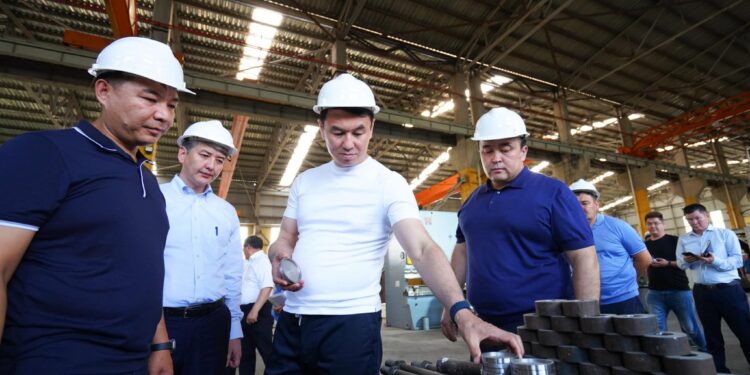 ТҮРКІСТАН: САЙРАМ АУДАНЫНДАҒЫ ЗАУЫТ ЖЫЛЫНА 20 МЫҢ ТОННА ҚҰБЫР ШЫҒАРАДЫ