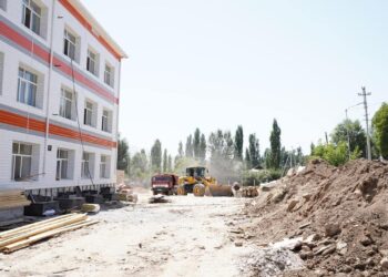 ТҮРКІСТАН: ӘЛЕУМЕТТІК НЫСАНДАРДЫҢ ҚҰРЫЛЫС БАРЫСЫ ТАЛҚЫЛАНДЫ