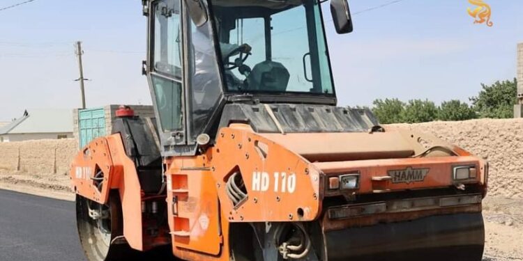 САУРАН АУДАНЫНДАҒЫ АУЫЛДАРҒА АСФАЛЬТ ТӨСЕЛІП, КӨПІР ЖӨНДЕЛУДЕ