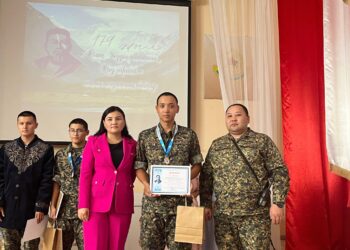 ШЫМКЕНТТЕ ҰЛТТЫҚ ҰЛАННЫҢ ӘСКЕРИ БӨЛІМІНДЕ АБАЙ ОНКҮНДІГІ ӨТТІ