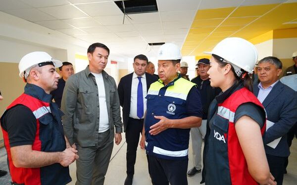 ТҮРКІСТАНДА САЛЫНЫП ЖАТҚАН «ЖАЙЛЫ МЕКТЕПТЕРДІҢ» ҚҰРЫЛЫС БАРЫСЫ ТЕКСЕРІЛДІ