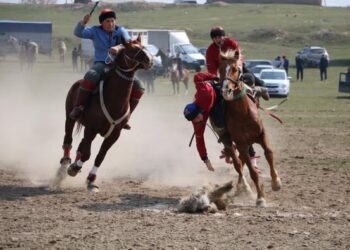 КЕЛЕС АУДАНЫНДА КӨКПАРДАН ЖАСТАР АРАСЫНДА ОБЛЫС ЧЕМПИОНАТЫ БАСТАЛДЫ