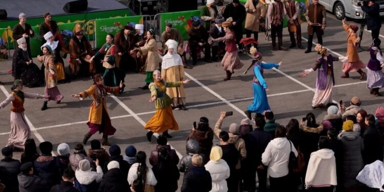 Елордада Наурыз мейрамына арналған мерекелік шаралар өтіп жатыр