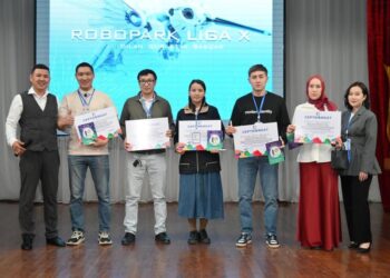 ЖАС ӨНЕРТАПҚЫШТАР ROBOPARK ЛИГА X ЖАРЫСЫНДА БАҚ СЫНАДЫ