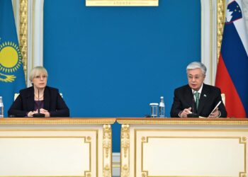 Қасым-Жомарт Тоқаев пен Наташа Пирц-Мусар БАҚ өкілдері үшін брифинг өткізді