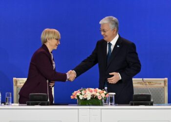 Қасым-Жомарт Тоқаев пен Наташа Пирц-Мусар Қазақстан-Словения бизнес-форумына қатысты