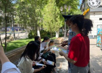 В Шымкенте прошла широкомасштабная разъяснительная акция против рекламы наркотиков