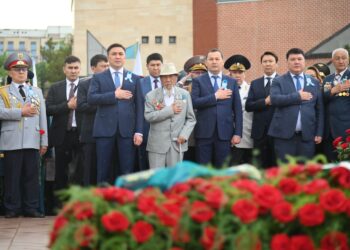 ШЫМКЕНТТЕ ЖЕҢІСТІҢ 80 ЖЫЛДЫҒЫНА АРНАЛҒАН САЛТАНАТТЫ ШАРА ӨТІП ЖАТЫР