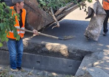 ШЫМКЕНТ: В ЕНБЕКШИНСКОМ РАЙОНЕ ПРОШЕЛ СУББОТНИК