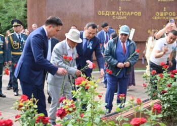 В Шымкенте проходит торжественное мероприятие, посвященное 80-летию Победы