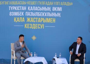 ҚАЛА ӘКІМІ ЖАСТАРМЕН КЕЗДЕСТІ