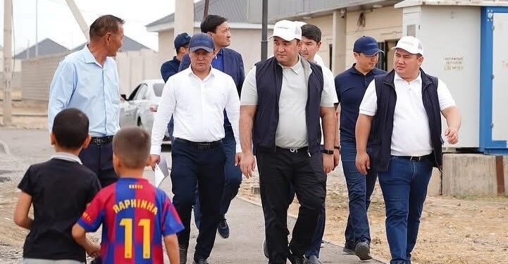 Н.КӨШЕРОВ ТҮРКІСТАНДАҒЫ ЖОЛДАРДЫҢ ҚҰРЫЛЫСЫН ПЫСЫҚТАДЫ