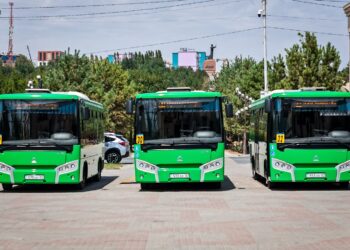 ШЫМКЕНТТЕ ЖАҢА АВТОБУСТАР БАҒЫТҚА ШЫҚТЫ