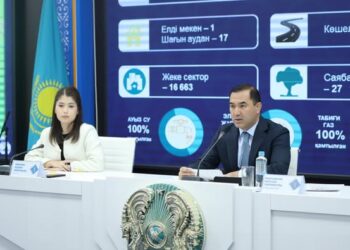 ӘЛ-ФАРАБИ АУДАНЫНДАҒЫ ИНФРАҚҰРЫЛЫМ МЕН АБАТТАНДЫРУ ЖҰМЫСТАРЫ ЖАЛҒАСУДА