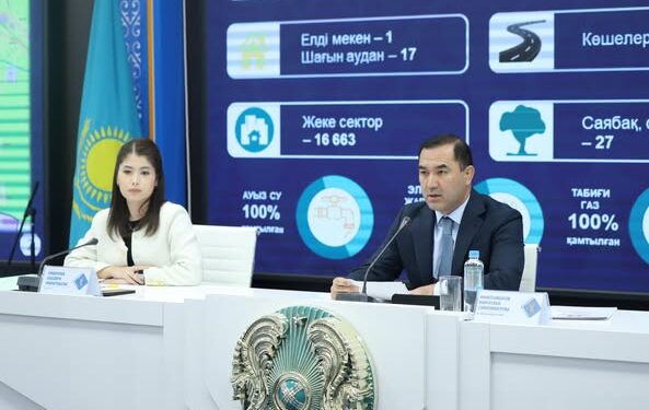 ӘЛ-ФАРАБИ АУДАНЫНДАҒЫ ИНФРАҚҰРЫЛЫМ МЕН АБАТТАНДЫРУ ЖҰМЫСТАРЫ ЖАЛҒАСУДА